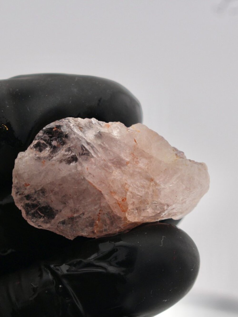 Morganite Beryl Pink Peach Raw Rough Stone Crystal Natural Rock Healing 7.7g